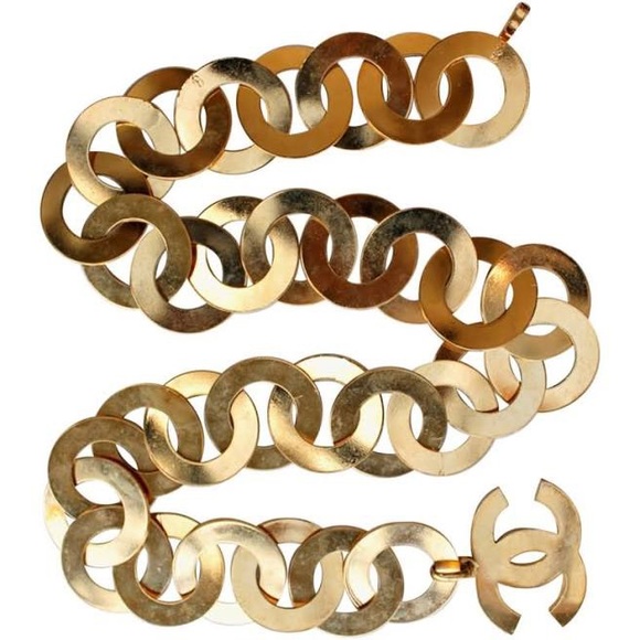 VINTAGE CHANEL FALL 1991 RUNWAY BELT **RARE** - Picture 5 of 6